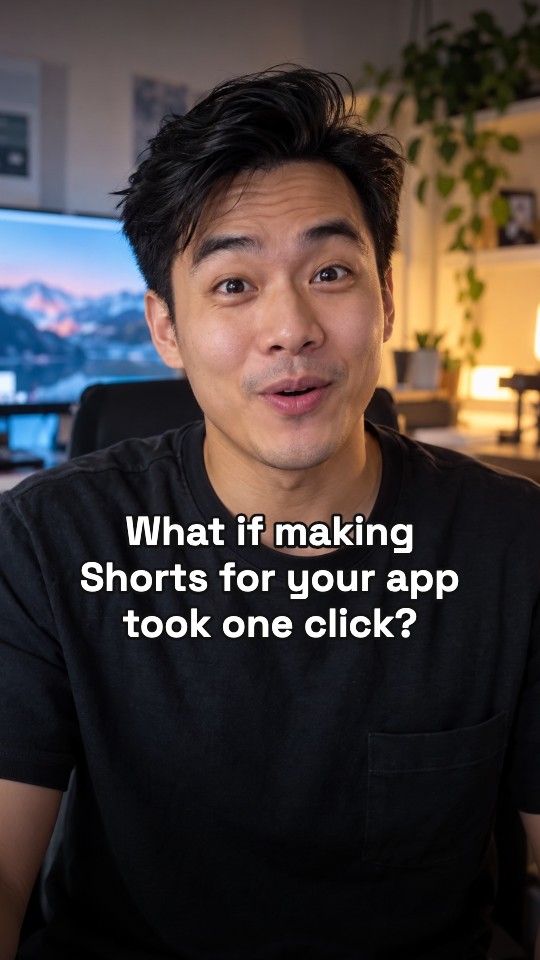 A composed PromoFlow Short with a generated creator still and caption